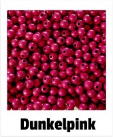 Holzperlen 6mm dunkelpink